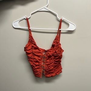 Tiger Mist Corset Tank Top